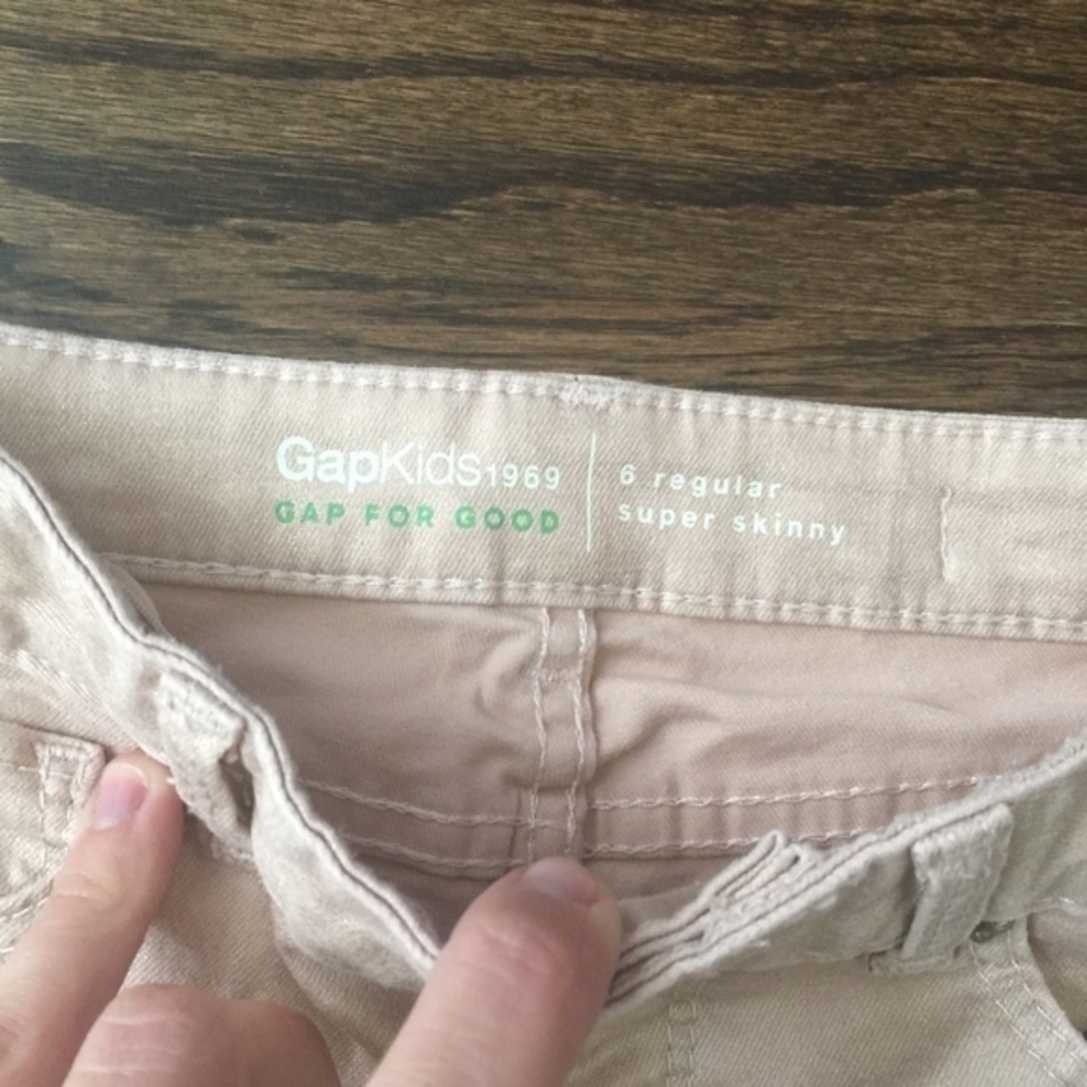 EUC Gap Kids Rose‎ Gold Jeans Sz 6 - Picture 3 of 6
